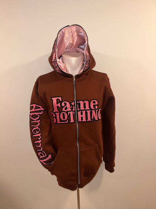 Brown and Pink Fullzip